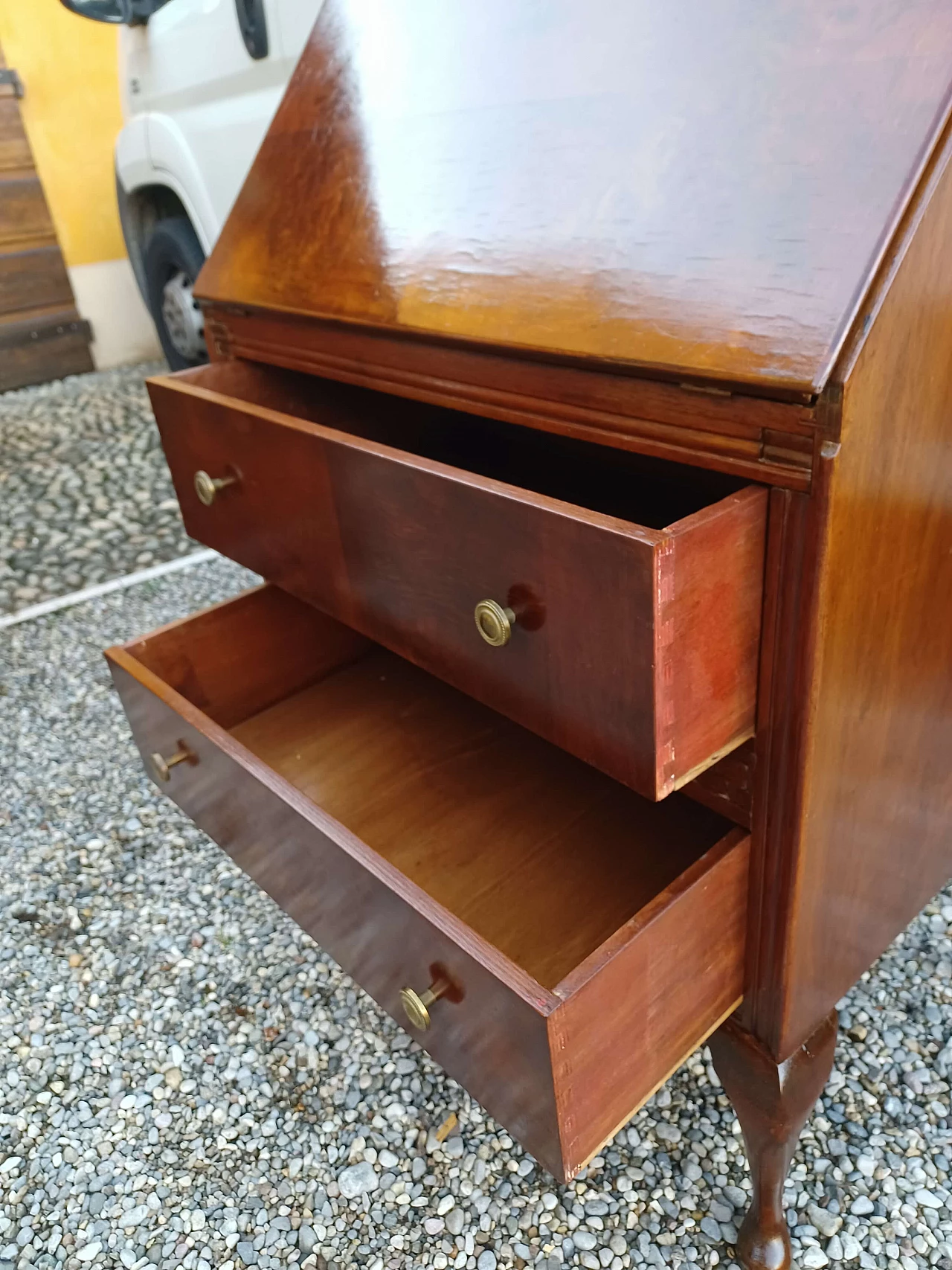 English mahogany flap cabinet, 1940s 1343521