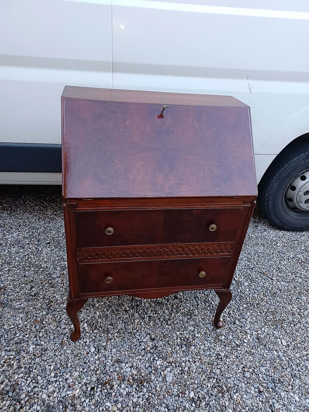 Ribalta inglese in mogano, anni '40 1343524