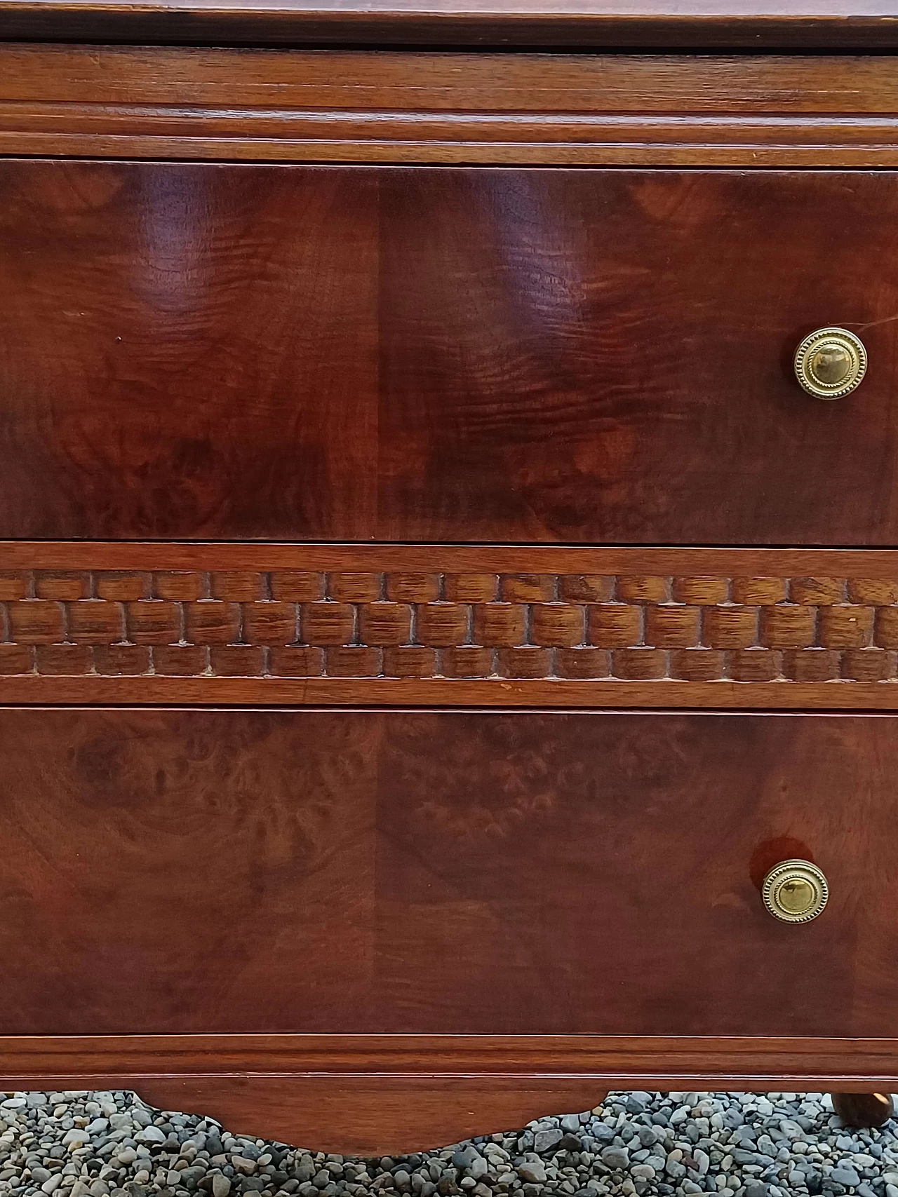 English mahogany flap cabinet, 1940s 1343525