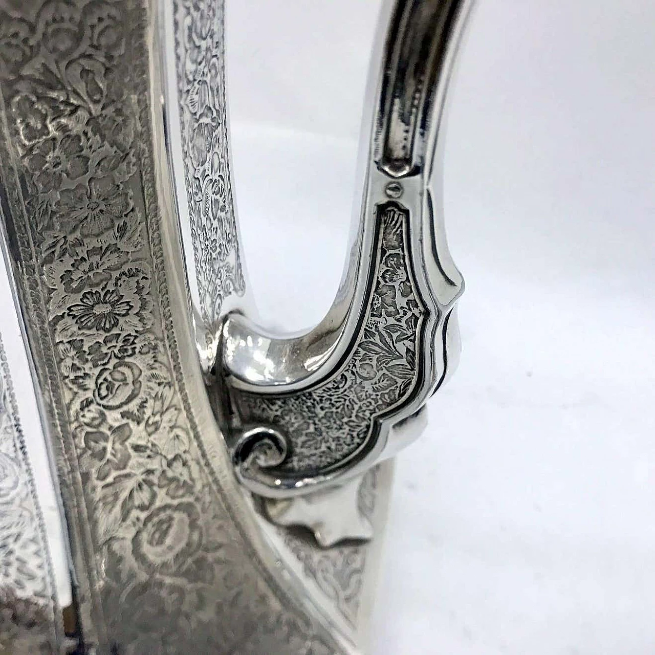 Art Nouveau tea service in engraved silver plated by Skinner & Co, 19th century 1344362