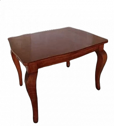 Extending solid wood table, early 20th century