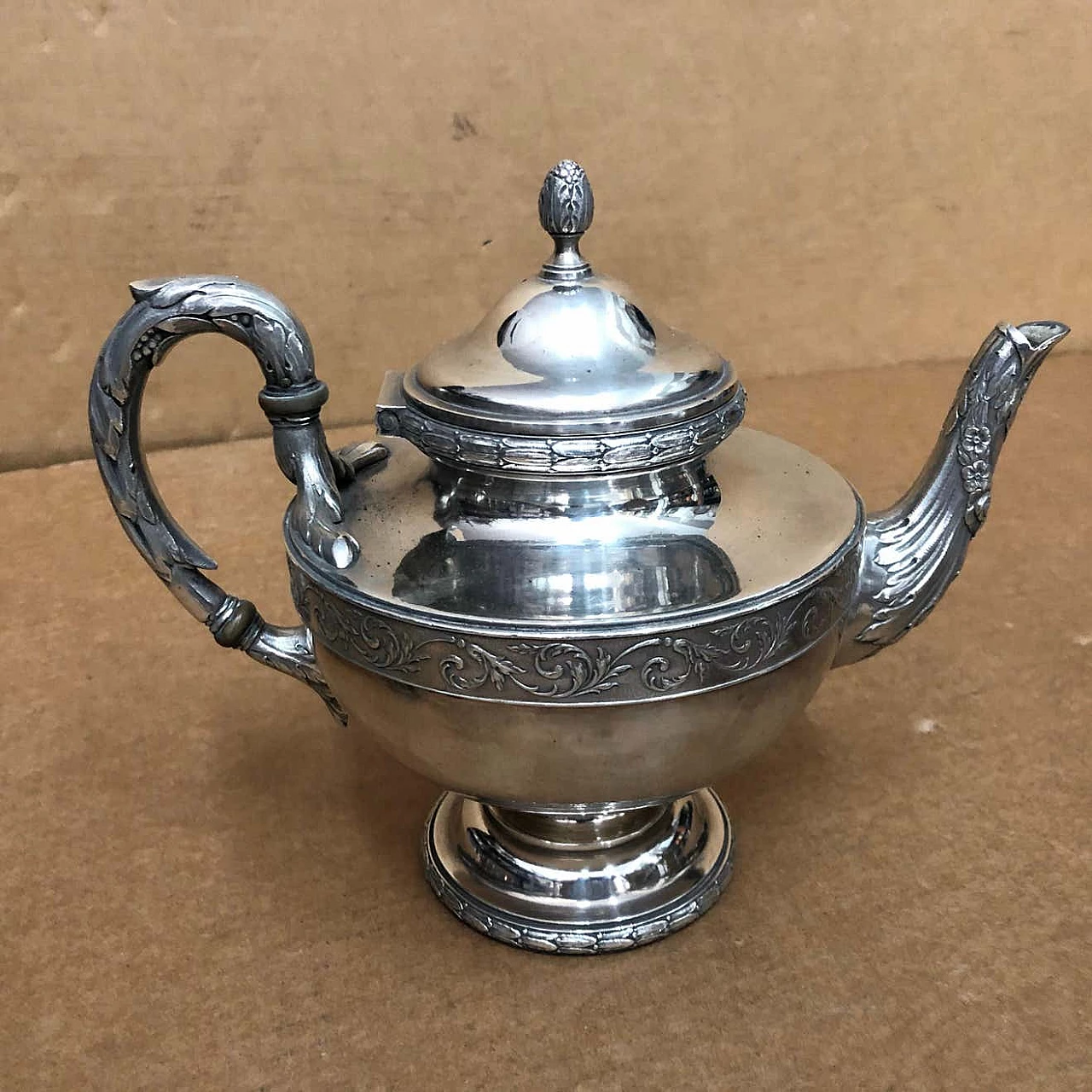 Art Nouveau tea set in silver plated by Wiskemann, 10s 1344542