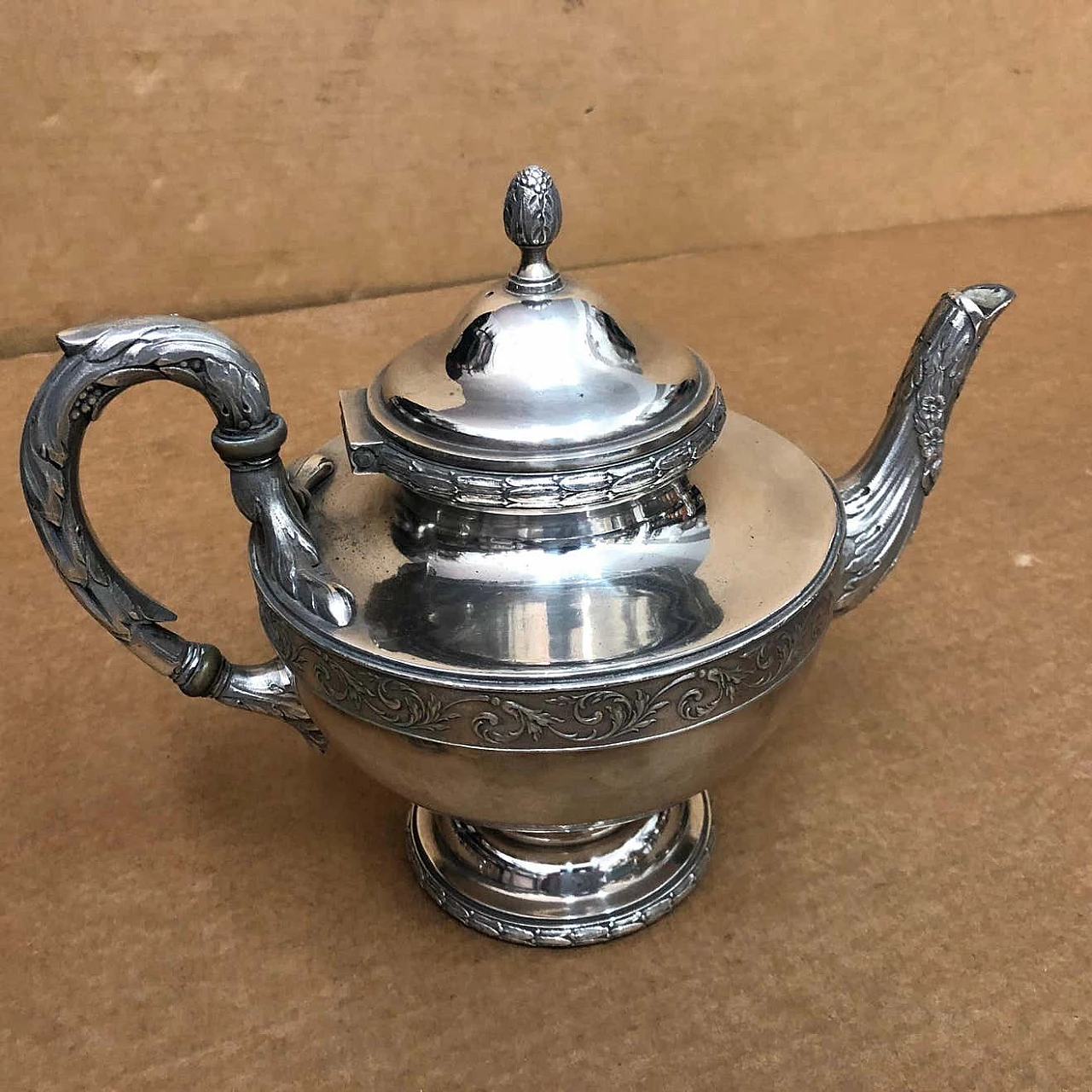 Art Nouveau tea set in silver plated by Wiskemann, 10s 1344545