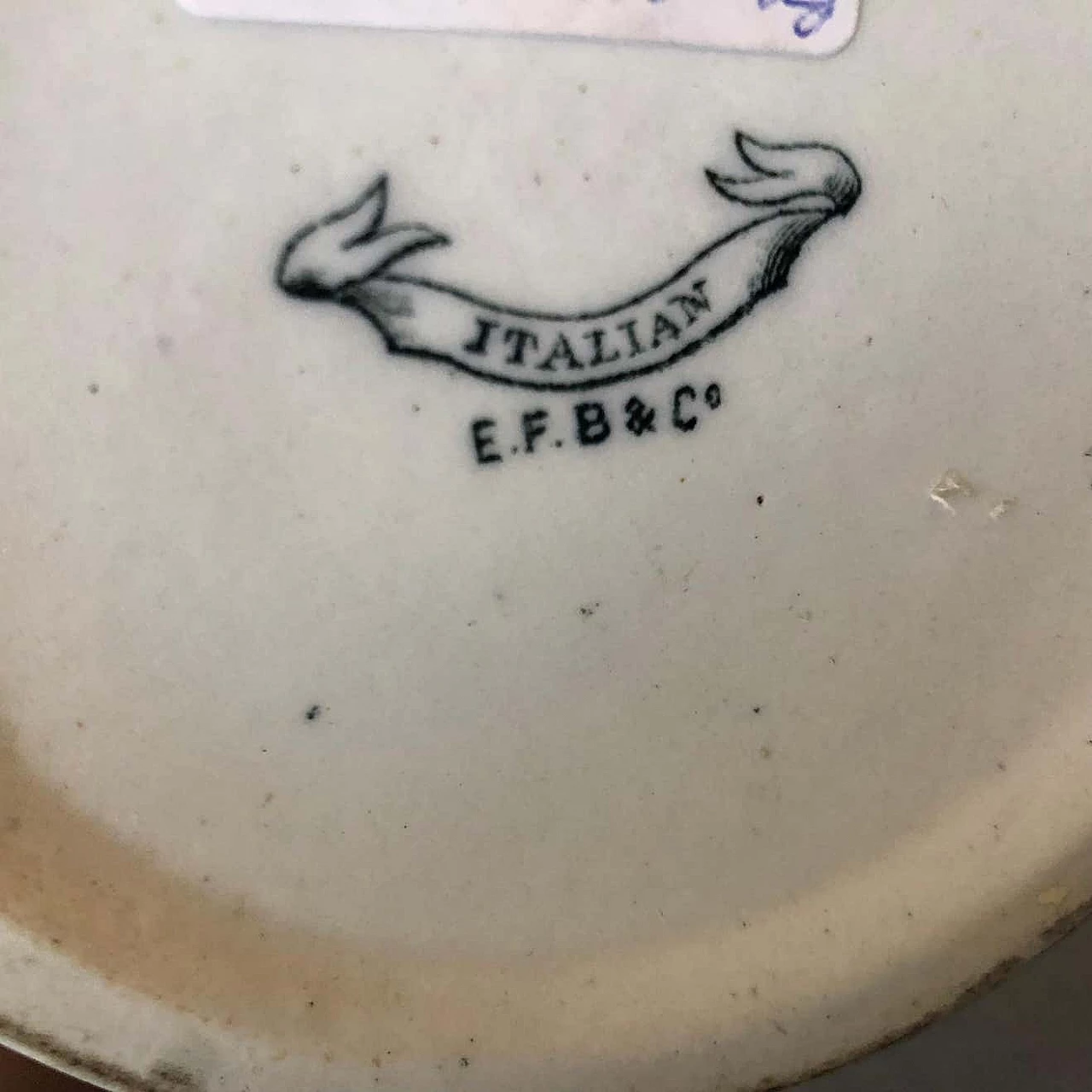 Brocca vittoriana in ceramica, '800 1345210