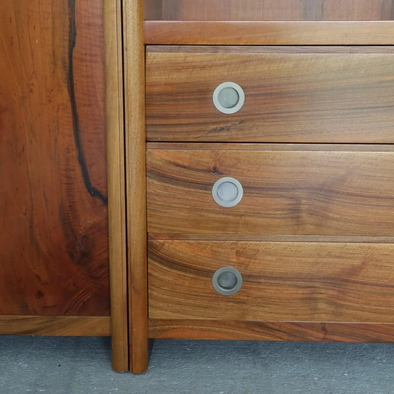Sideboard in walnut, 70s 1345352