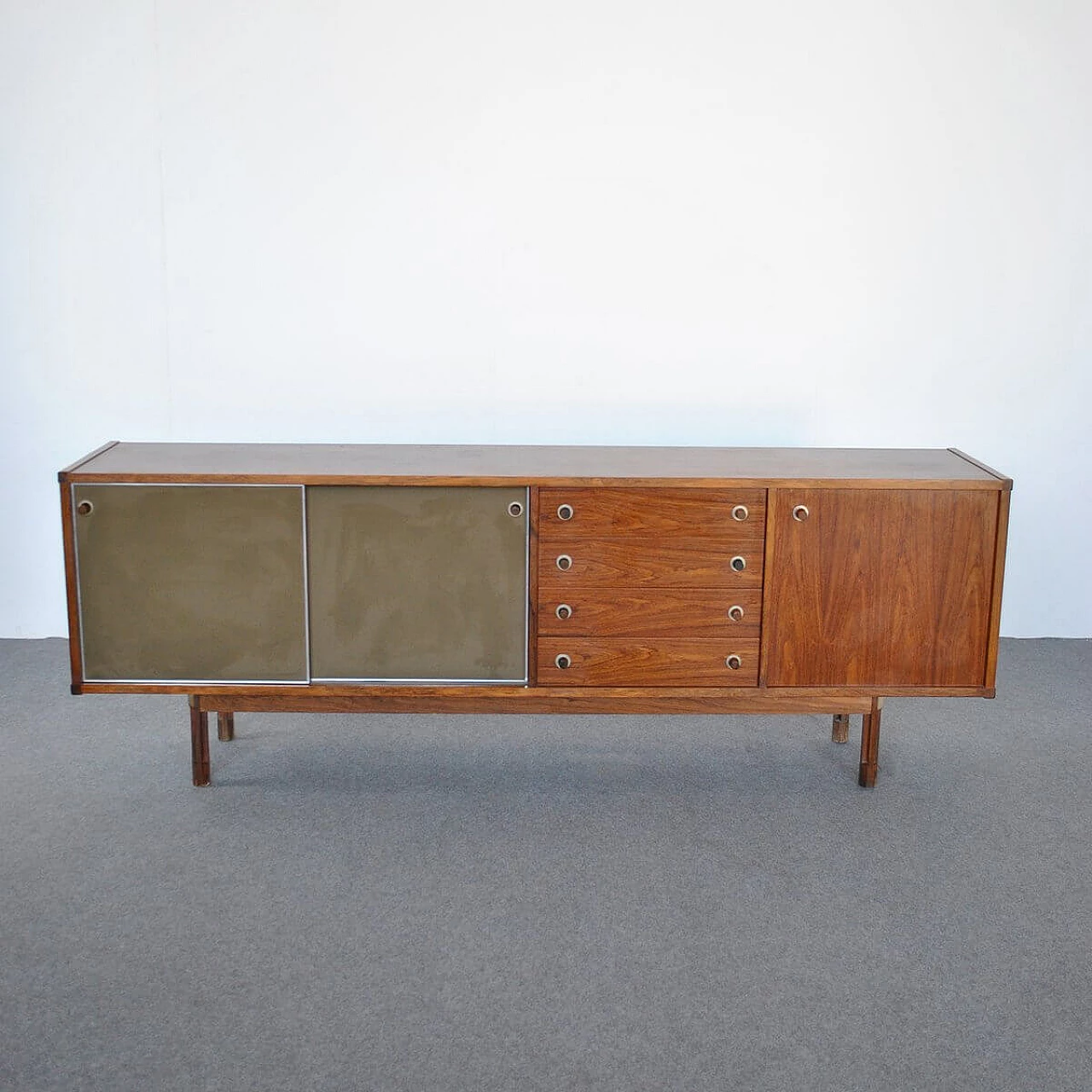 Credenza in teak di Georges Coslin per 3v Arredamenti Padova, anni '60 1346140