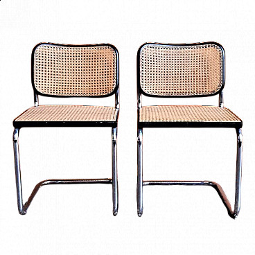 Pair of Cesca chairs by Marcel Breuer, 1960s
