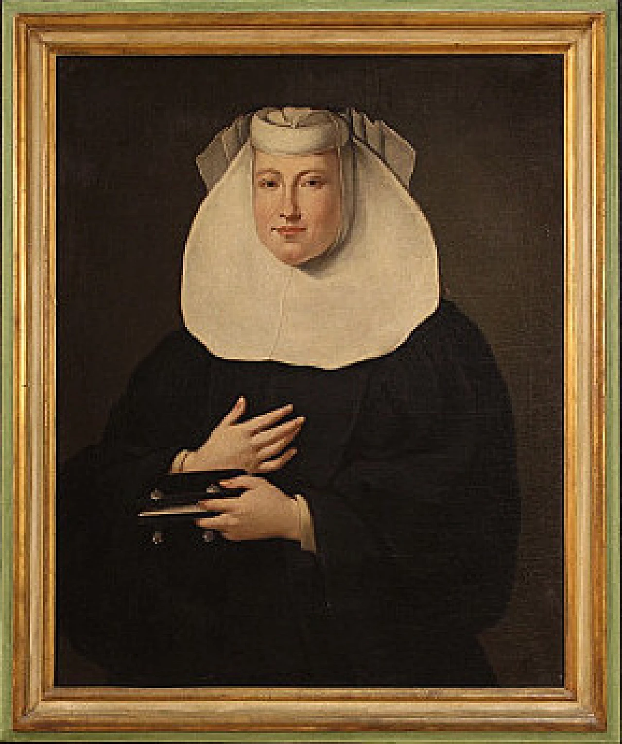 Ritratto di nobildonna, dipinto fiammingo olio su tela, '600 1346257