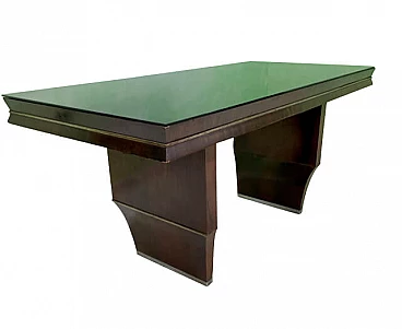 Tavolo in legno con 6 sedie, anni ’60