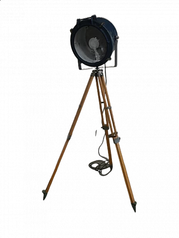 American naval lighthouse with wooden base, 1940s