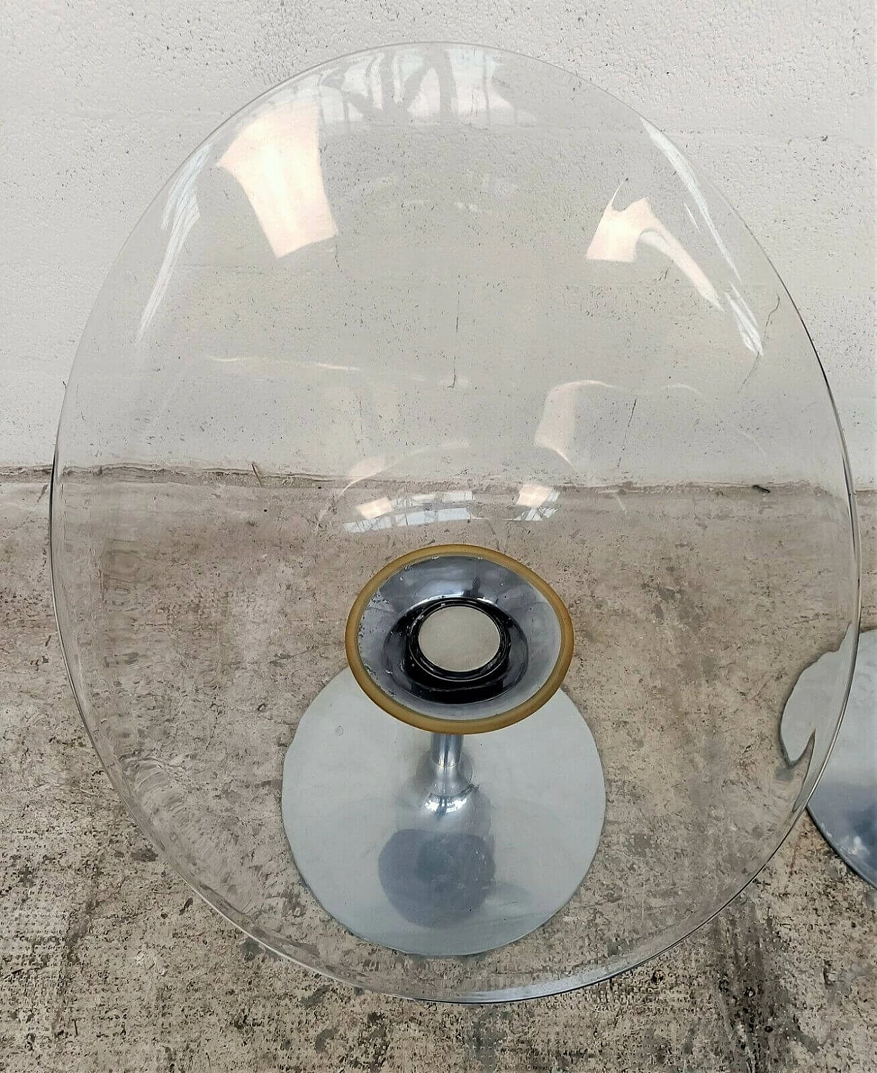 Coppia di sedie girevoli Eros in alluminio e policarbonato di Philippe Starck per Kartell, anni '90 1346857