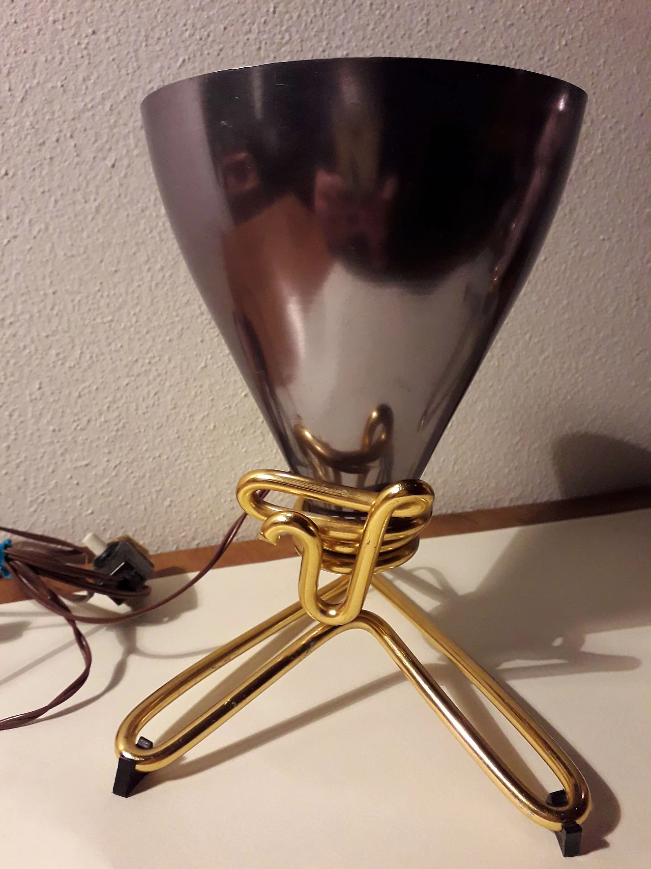 Pair of table lamps by Ettore Sottsass for Rinnovel, 1950s 1347634