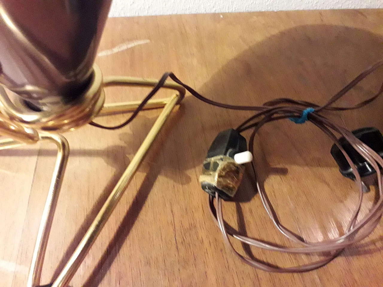 Pair of table lamps by Ettore Sottsass for Rinnovel, 1950s 1347646