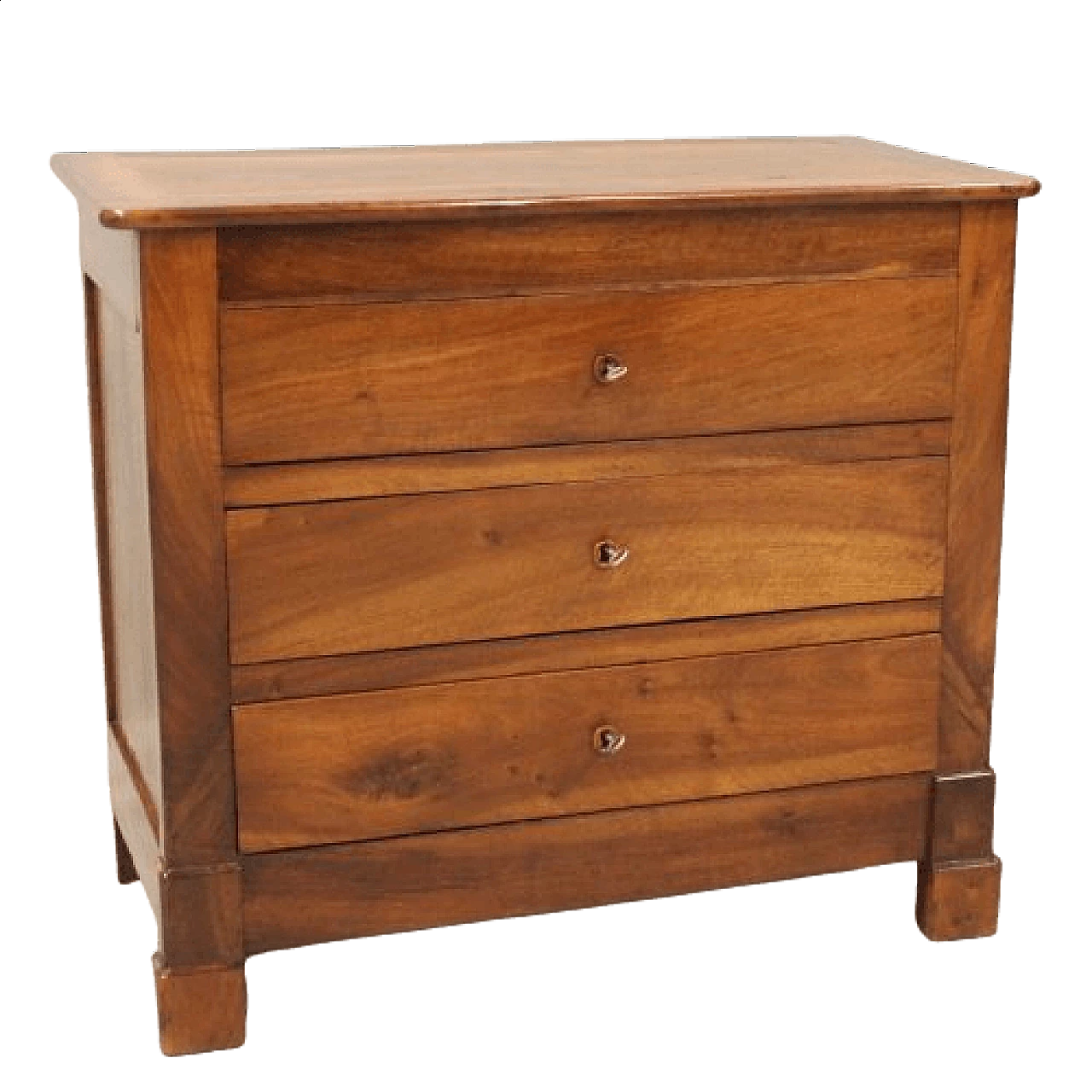 Cassettone Luigi Filippo in noce, '800 1348195