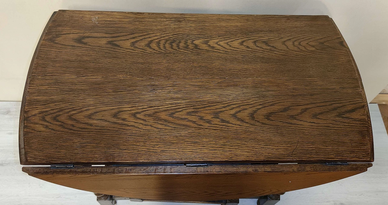 Oak folding table, early 20th century 1350469