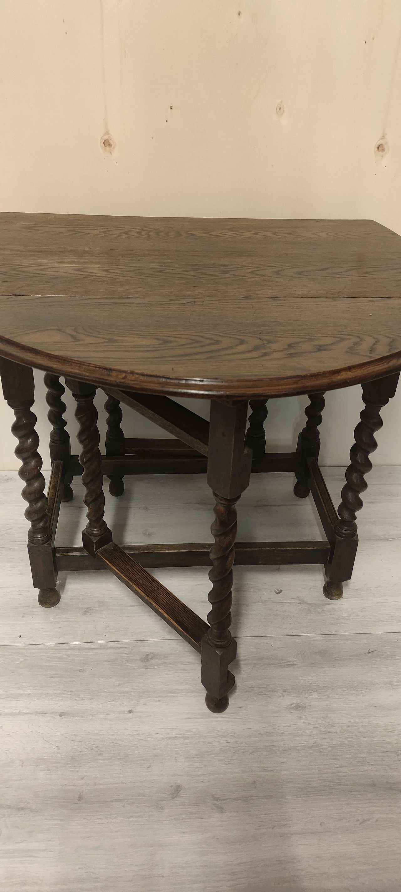 Oak folding table, early 20th century 1350470