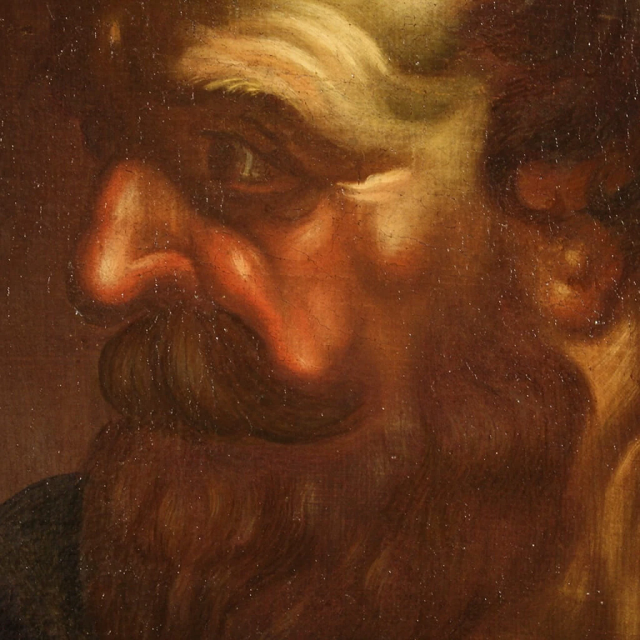 Stile di Egidio Dall'Oglio, Ritratto maschile, olio su tela, prima metà del '700 1352030