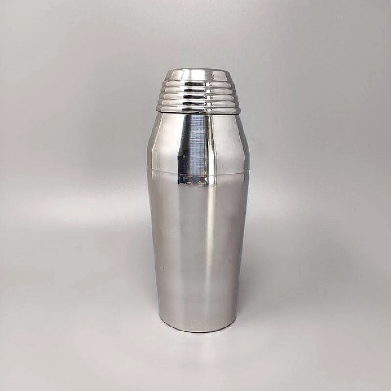 Cocktail shaker francese in acciaio inossidabile di Guy Degrenne, anni '70 1352207