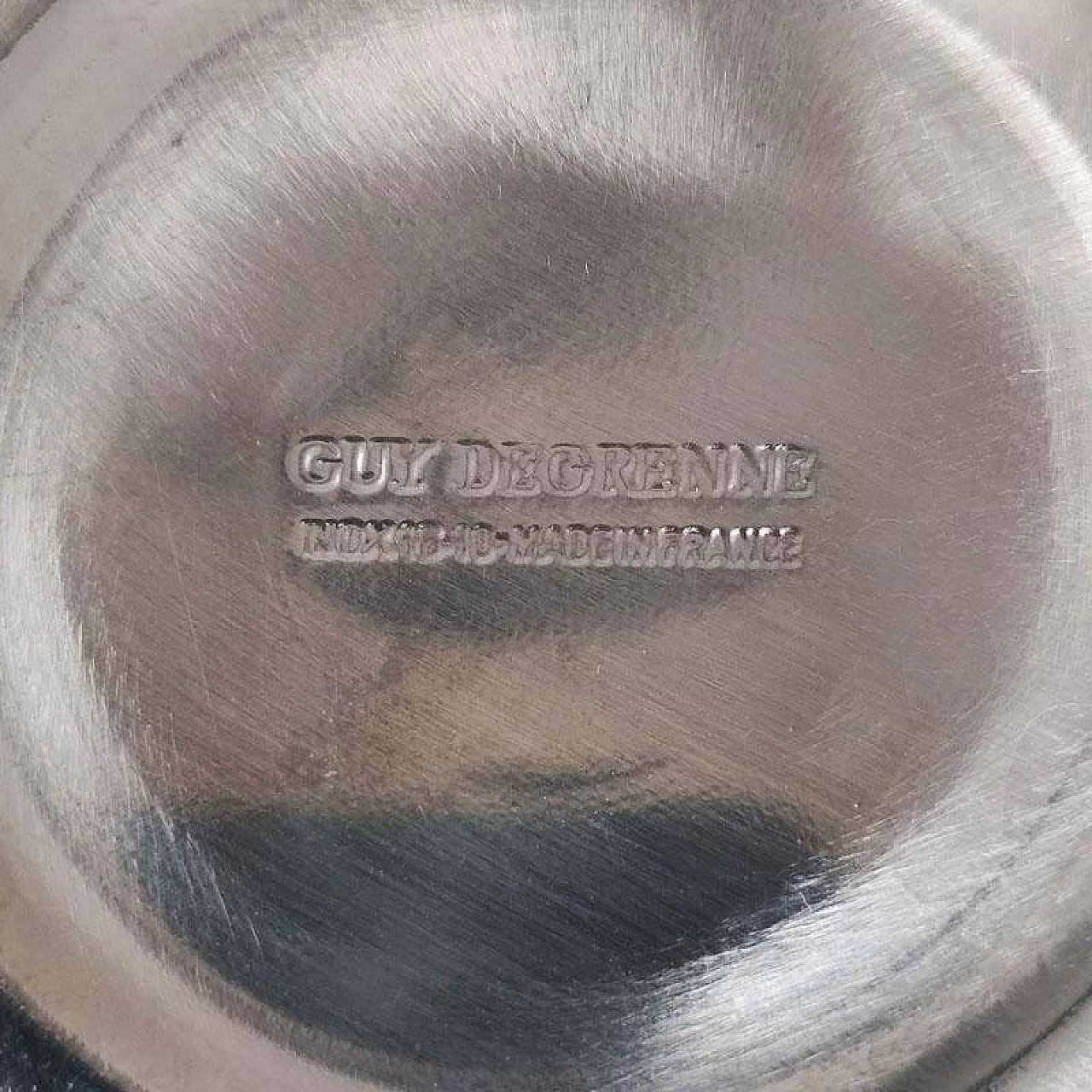 Cocktail shaker francese in acciaio inossidabile di Guy Degrenne, anni '70 1352218