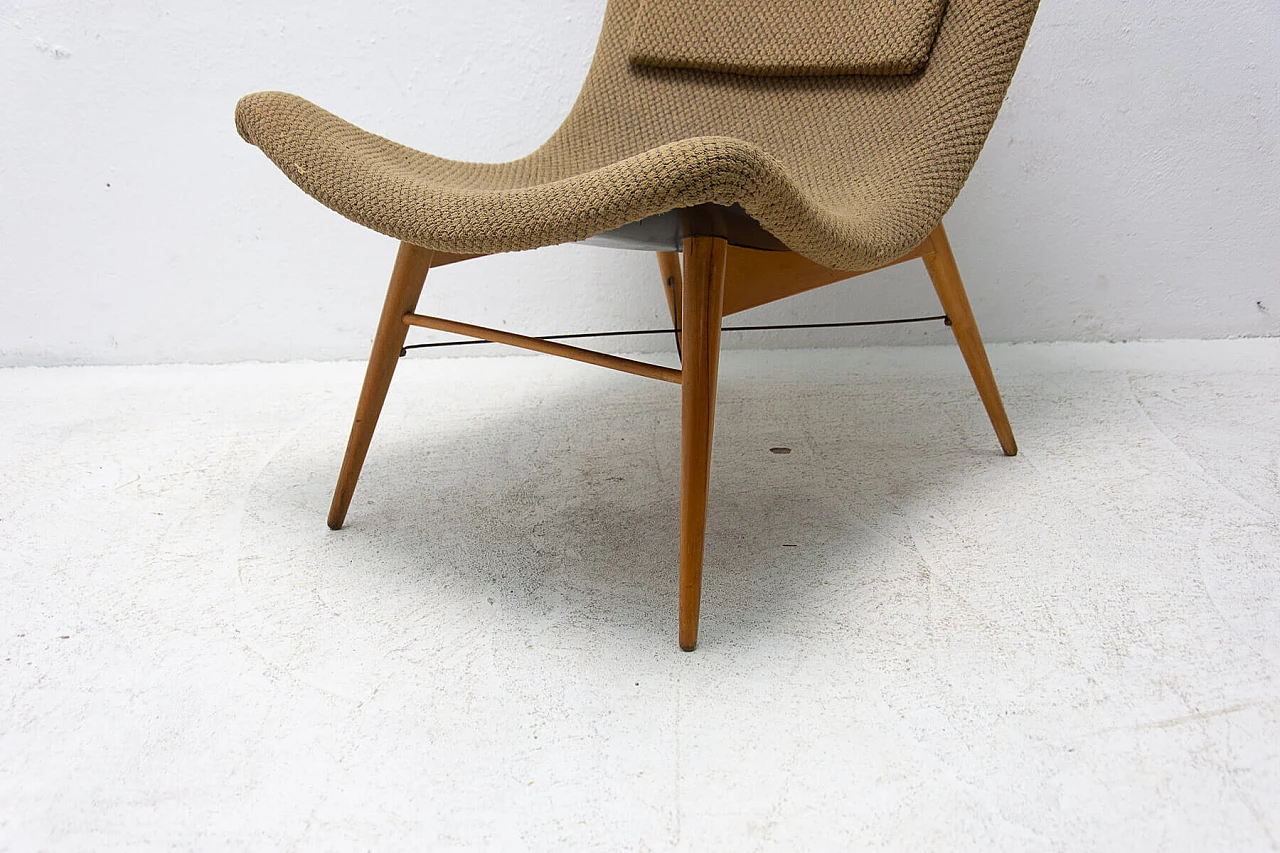 Lounge chair in the style of Miroslav Navratil, 1950s 1353180