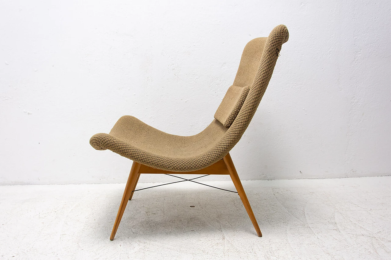 Lounge chair in the style of Miroslav Navratil, 1950s 1353181