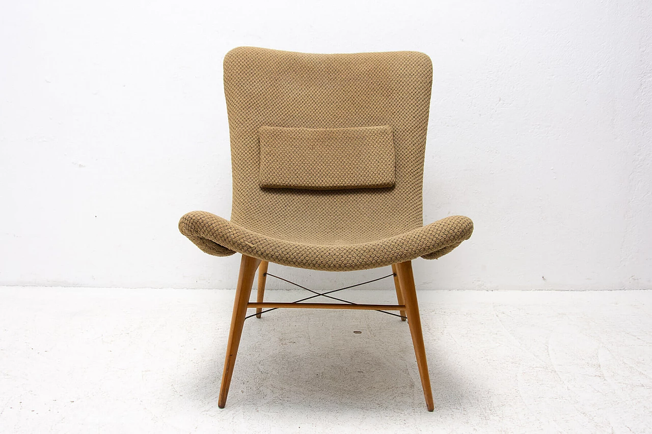 Lounge chair in the style of Miroslav Navratil, 1950s 1353186