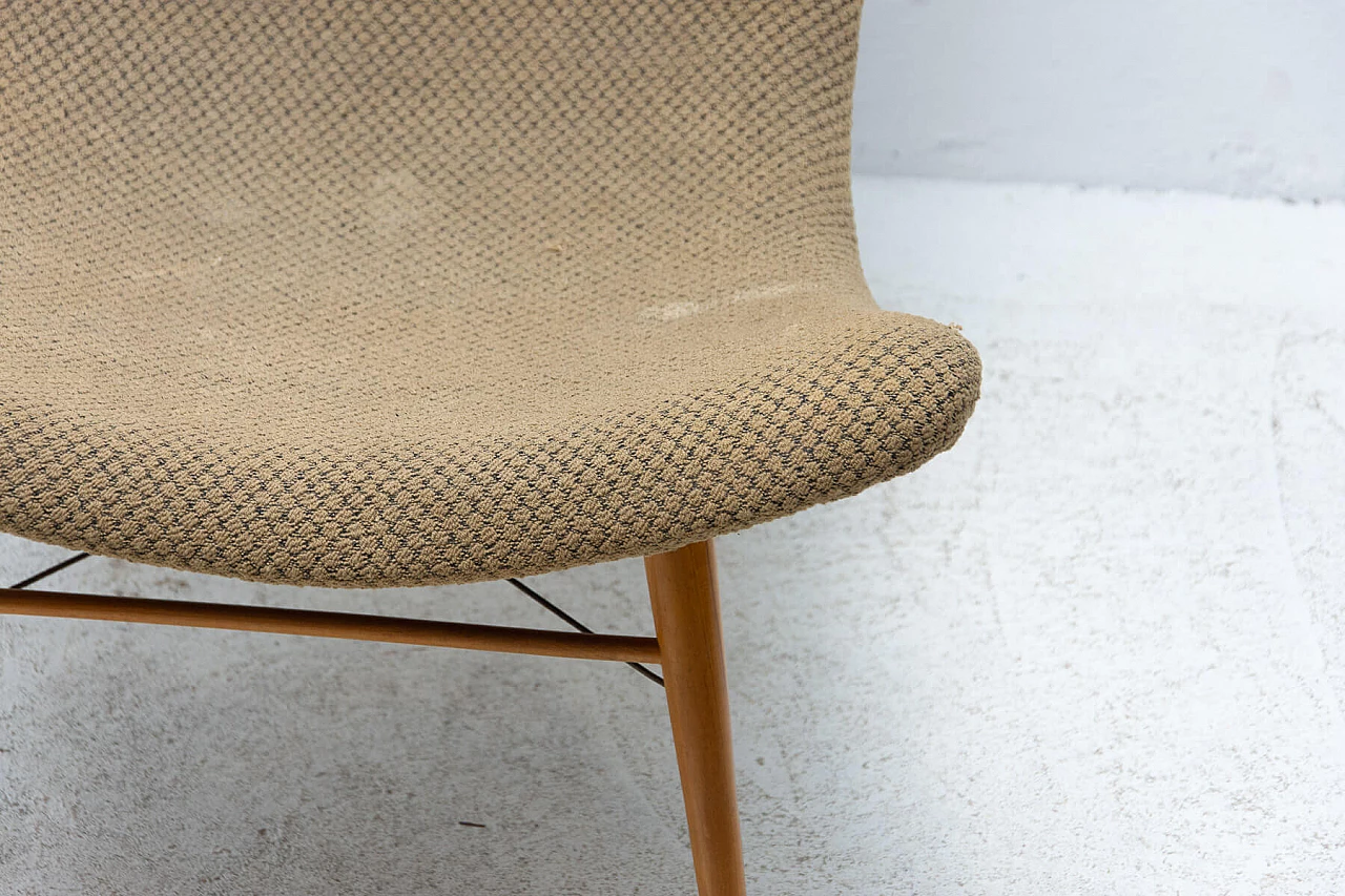 Lounge chair in the style of Miroslav Navratil, 1950s 1353189
