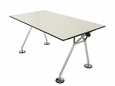 Scrivania Nomos di Norman Foster per Tecno, anni '80