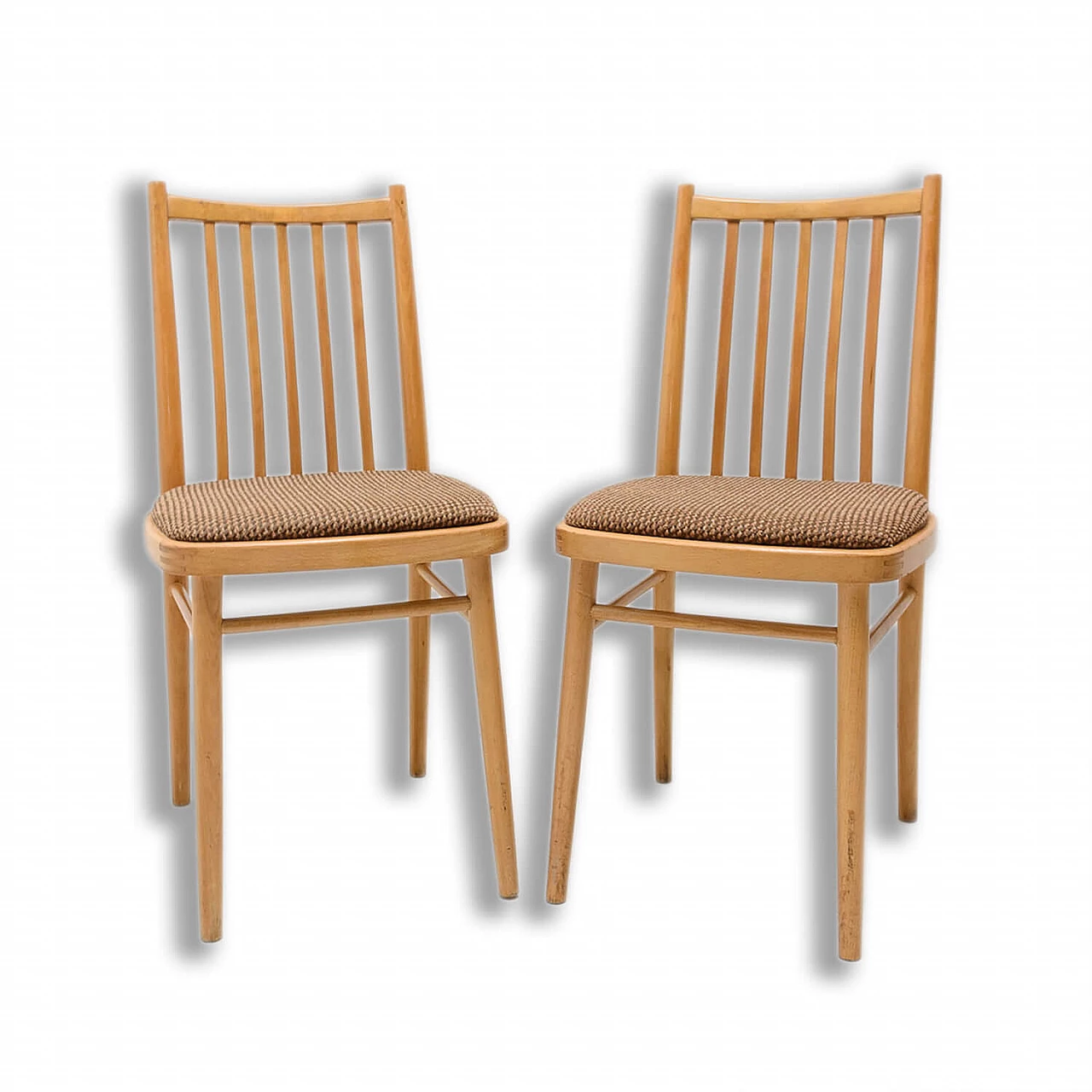 Pair of Tatra Nabytok dining chairs, 1960s 1353780