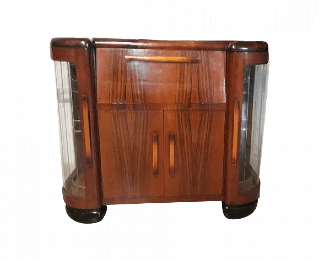 Art Deco sideboard in mahogany and rosewood, 40s 1353909