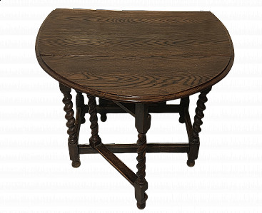 Oak folding table, early 20th century