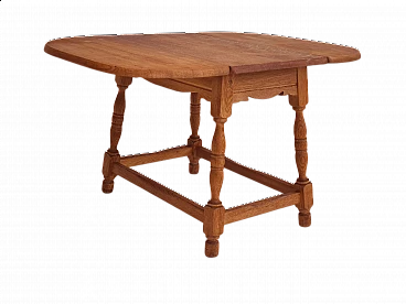 Danish oak coffee table in the style of Henning Kjærnulf, 1960s