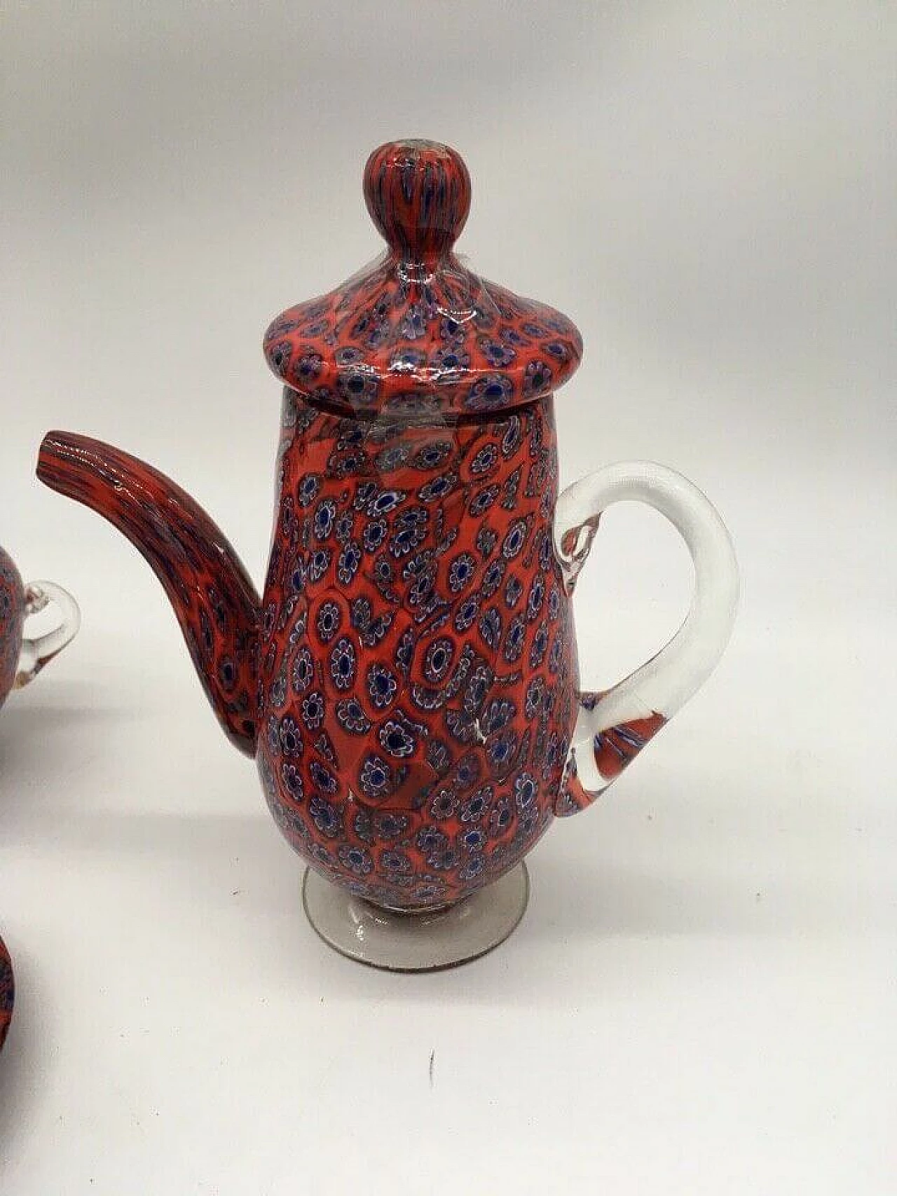 Set da caffè in vetro di Murano, anni '70 1354101