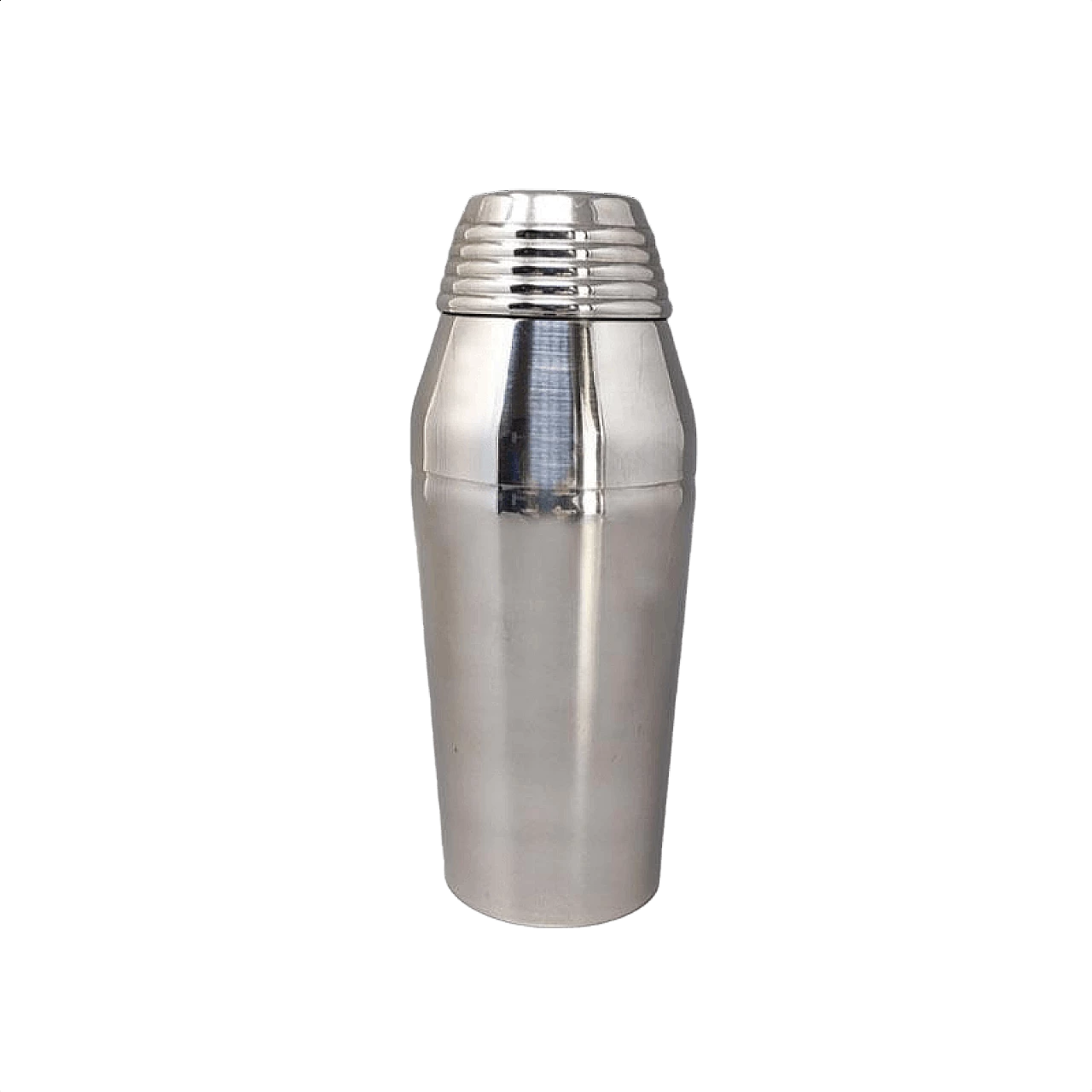 Cocktail shaker francese in acciaio inossidabile di Guy Degrenne, anni '70 1354147