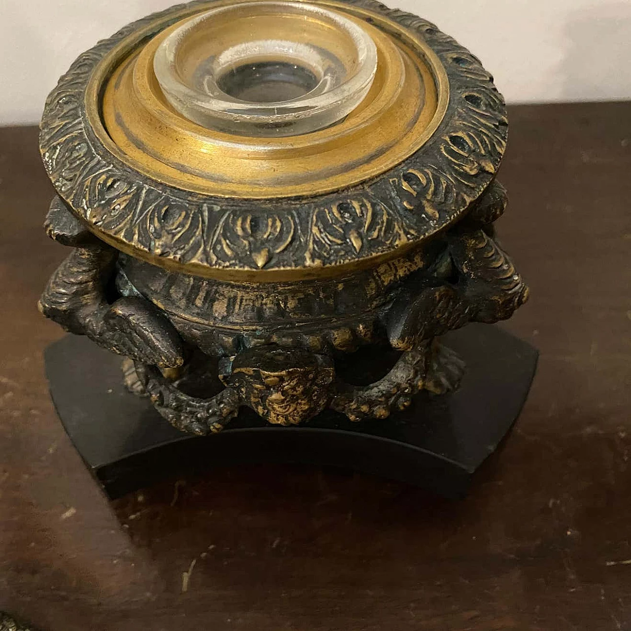 Inkwell in bronze, 19th century 1355127