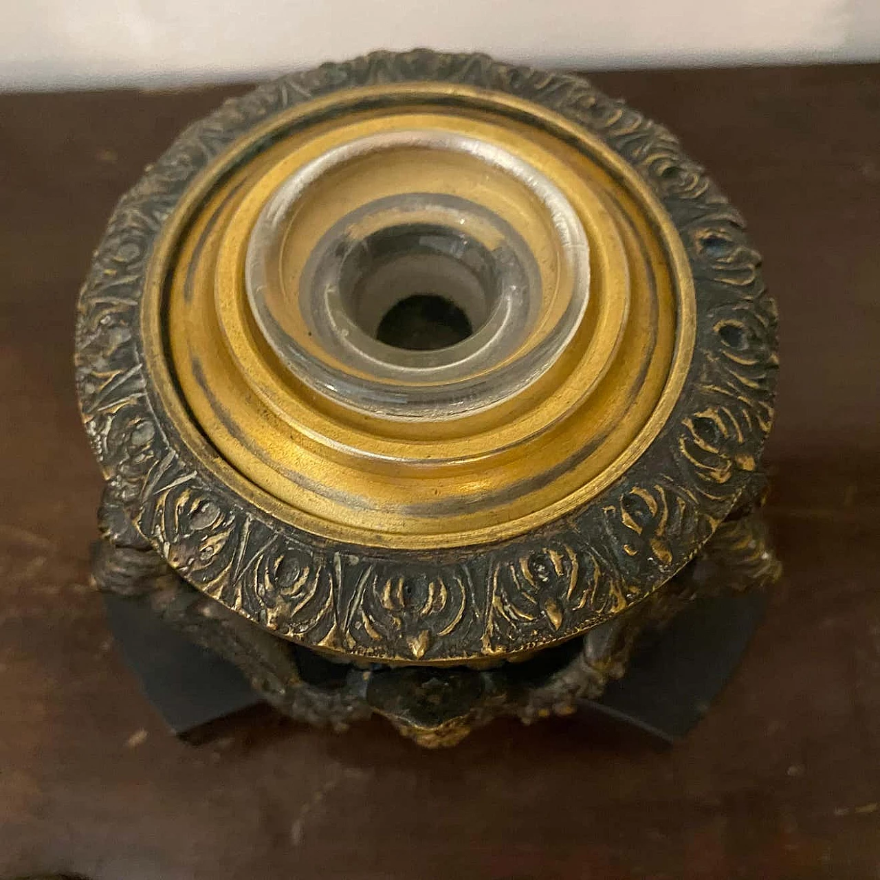 Calamaio in bronzo, '800 1355128