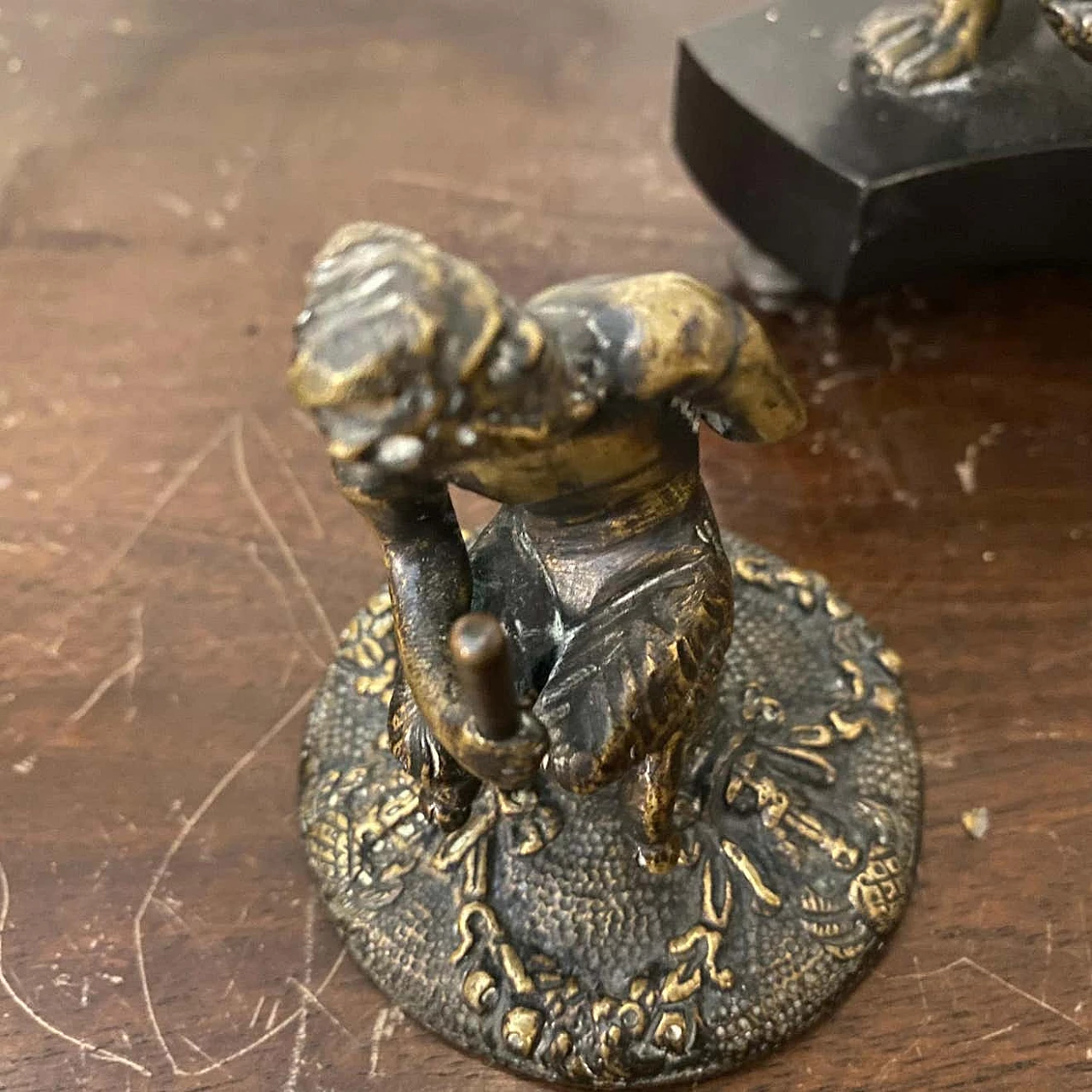 Calamaio in bronzo, '800 1355129