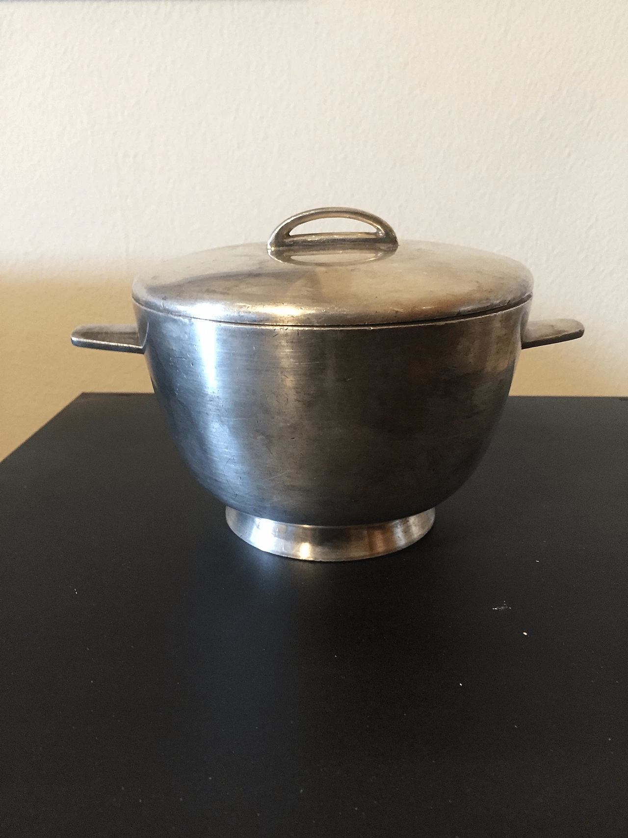Art Deco soup tureen in silverplate by Gio Ponti for Calderoni Brother, 30s 1355324