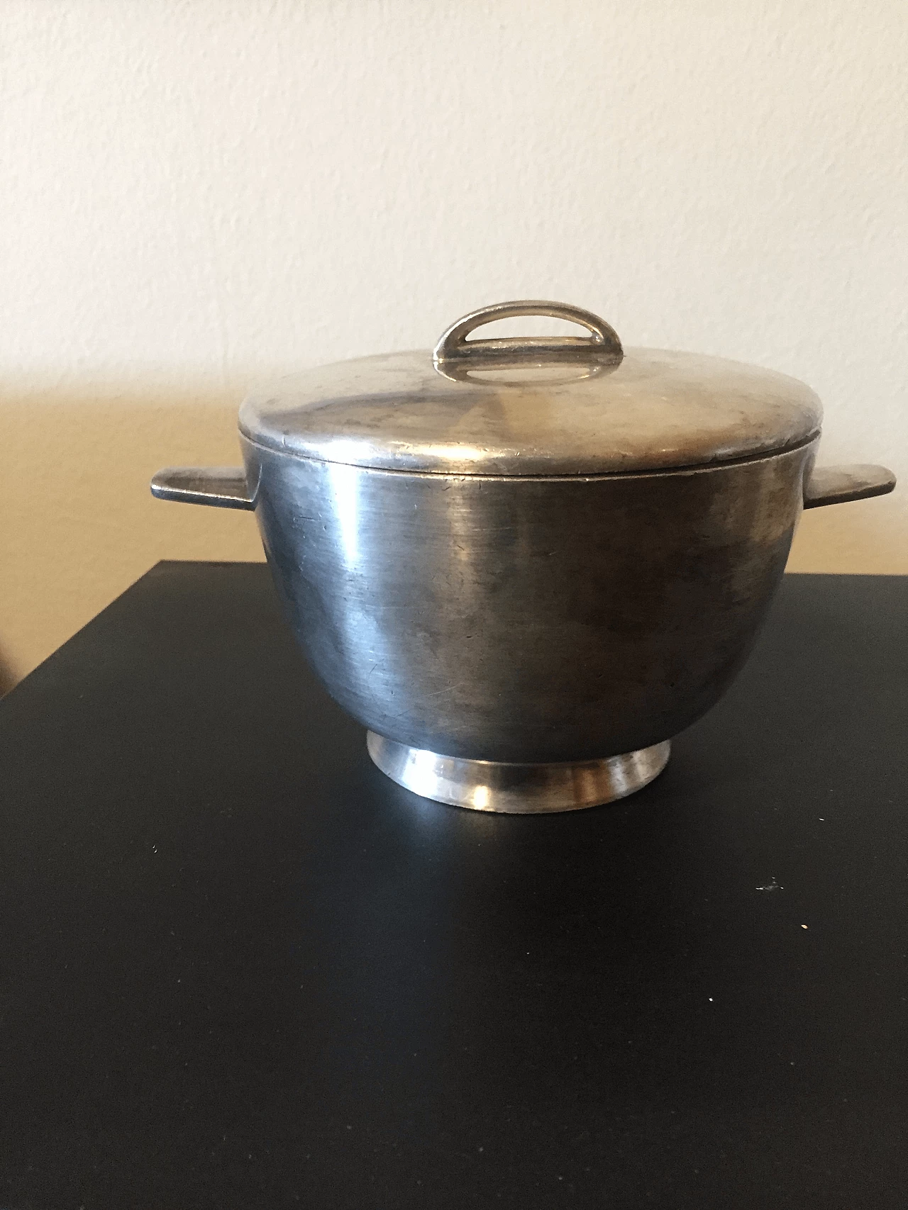 Art Deco soup tureen in silverplate by Gio Ponti for Calderoni Brother, 30s 1355329