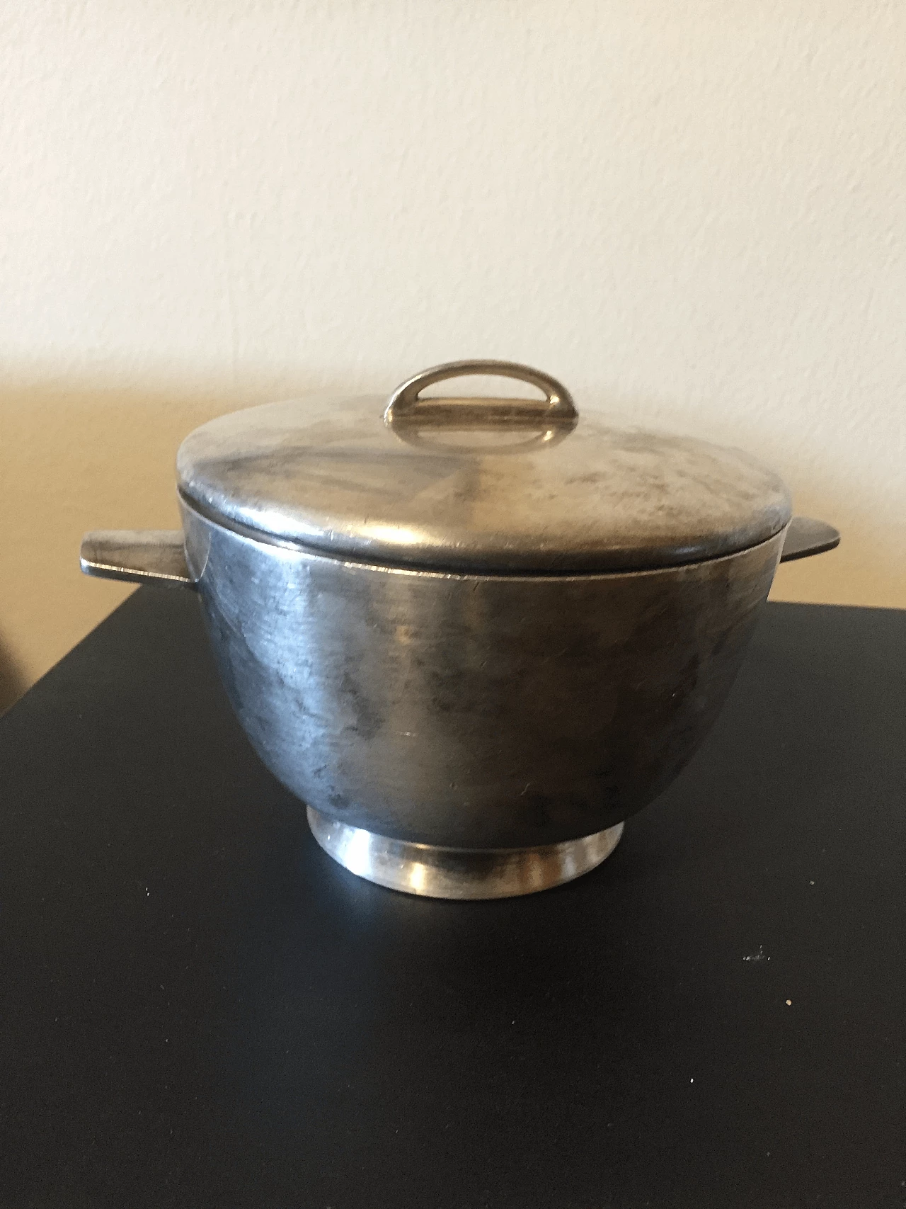 Art Deco soup tureen in silverplate by Gio Ponti for Calderoni Brother, 30s 1355332
