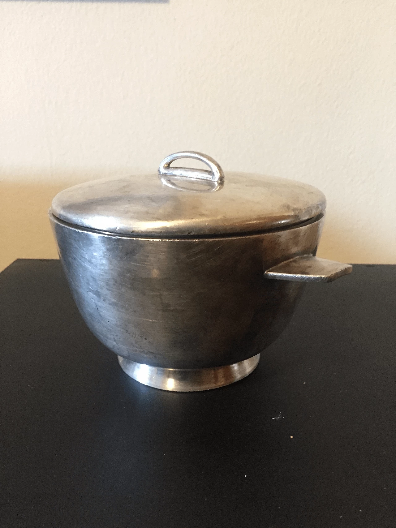 Art Deco soup tureen in silverplate by Gio Ponti for Calderoni Brother, 30s 1355333