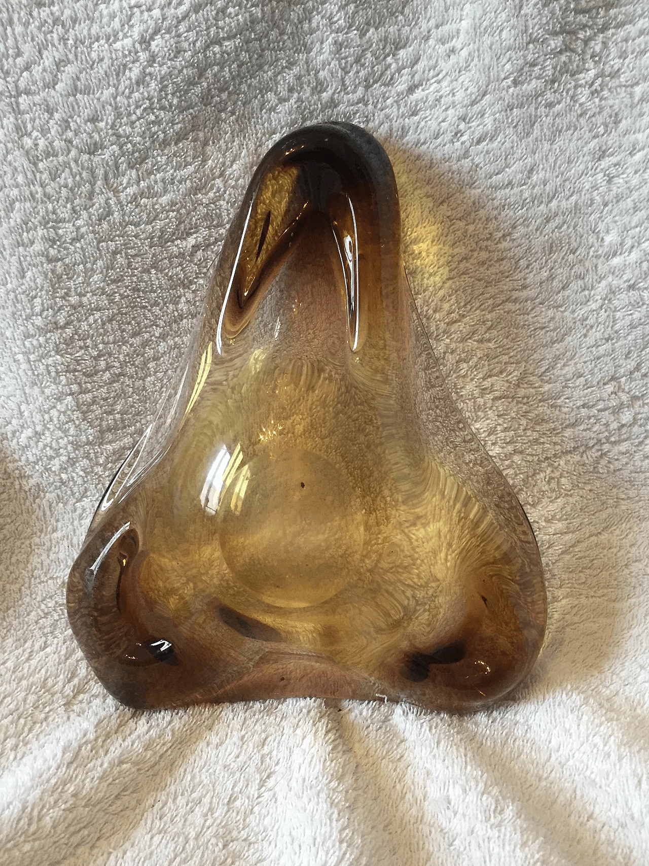 Posacenere in vetro Sommerso di Murano di Seguso, anni '70 1355336