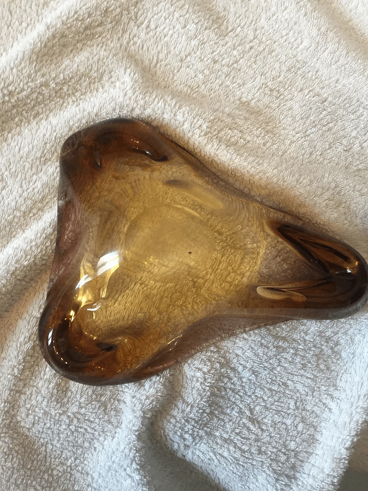 Posacenere in vetro Sommerso di Murano di Seguso, anni '70 1355340