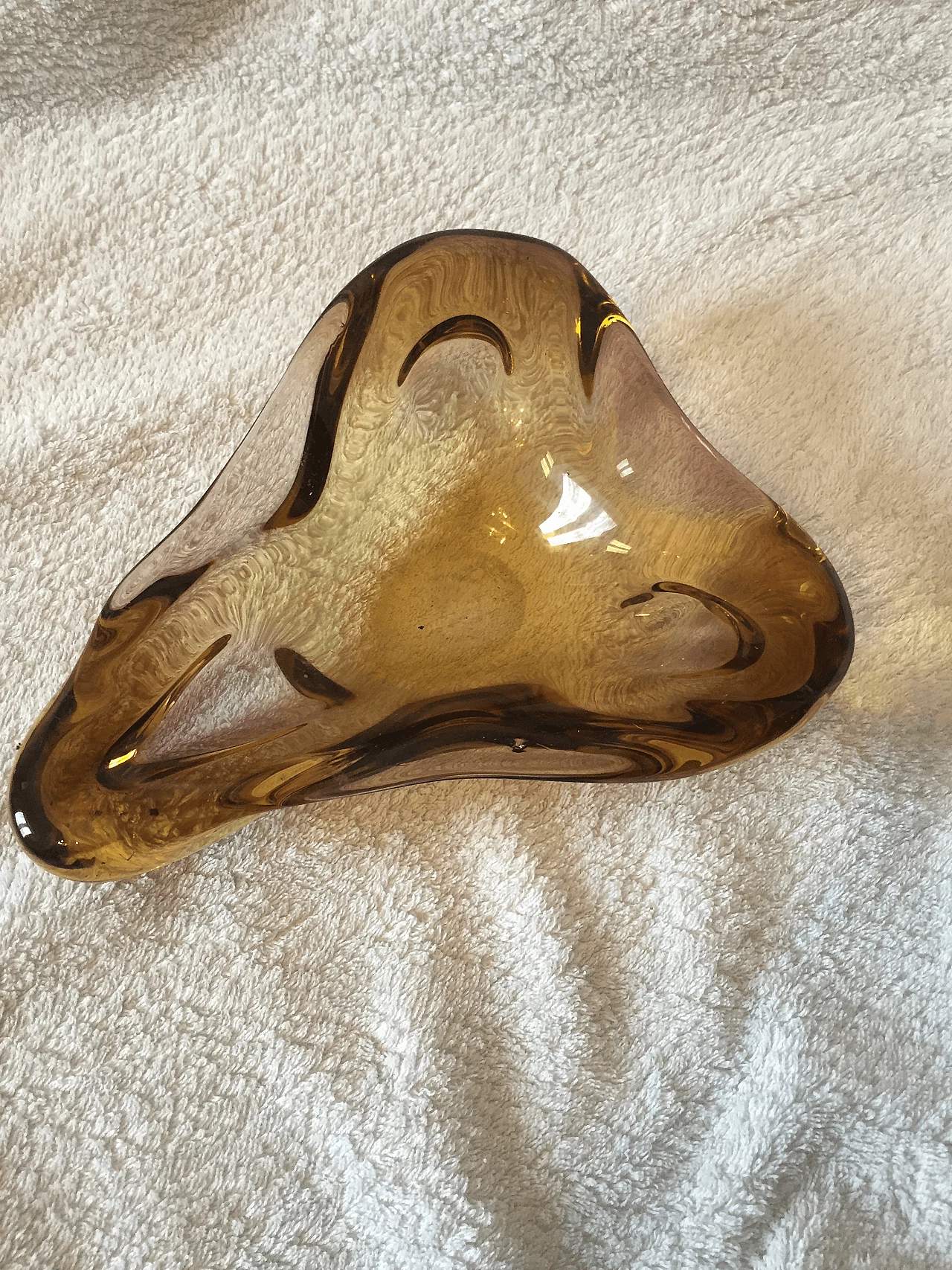 Posacenere in vetro Sommerso di Murano di Seguso, anni '70 1355341