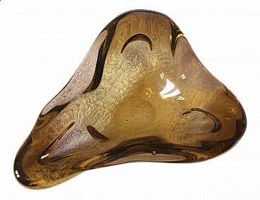 Posacenere in vetro Sommerso di Murano di Seguso, anni '70