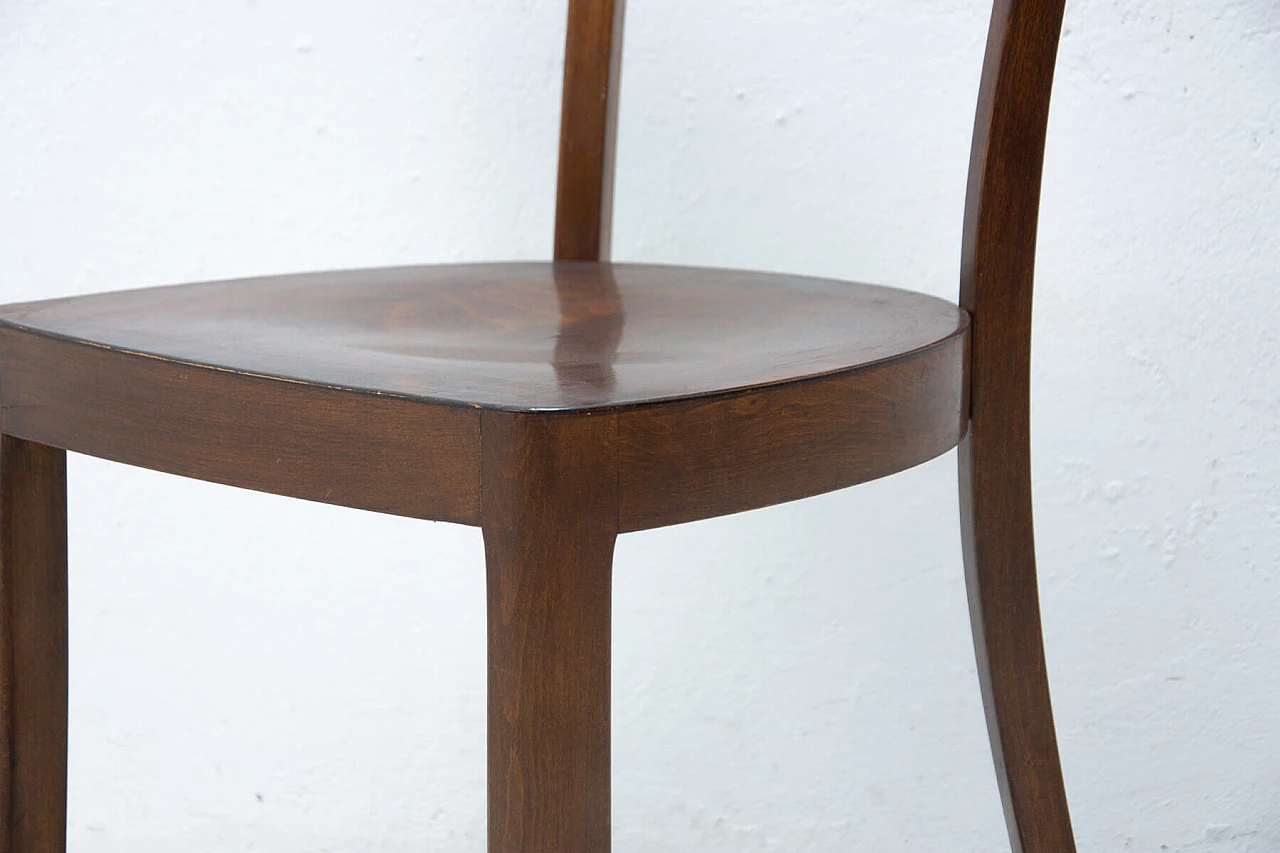 3 Ton walnut chairs, 1950s 1355490