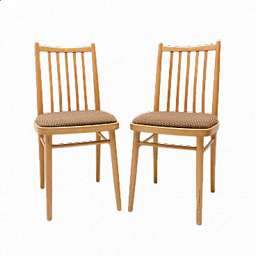 Pair of Tatra Nabytok dining chairs, 1960s