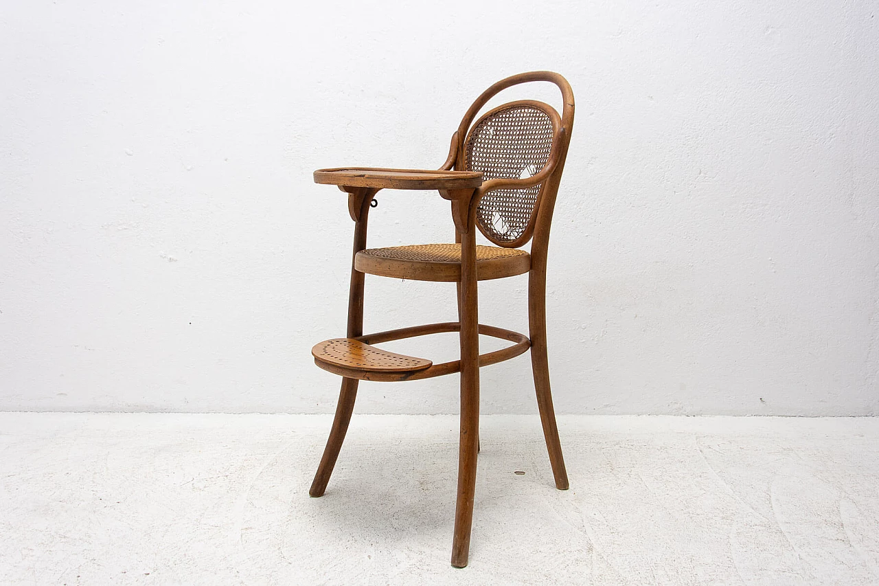 Seggiolone per bambini di Gebruder Thonet, inizio '900 1355611