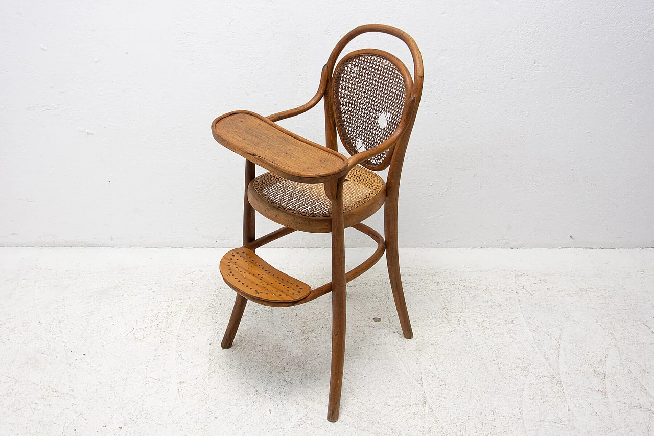Seggiolone per bambini di Gebruder Thonet, inizio '900 1355612