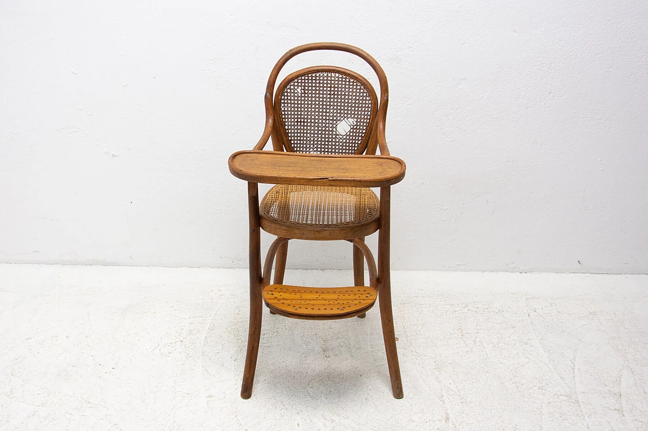 Seggiolone per bambini di Gebruder Thonet, inizio '900 1355624
